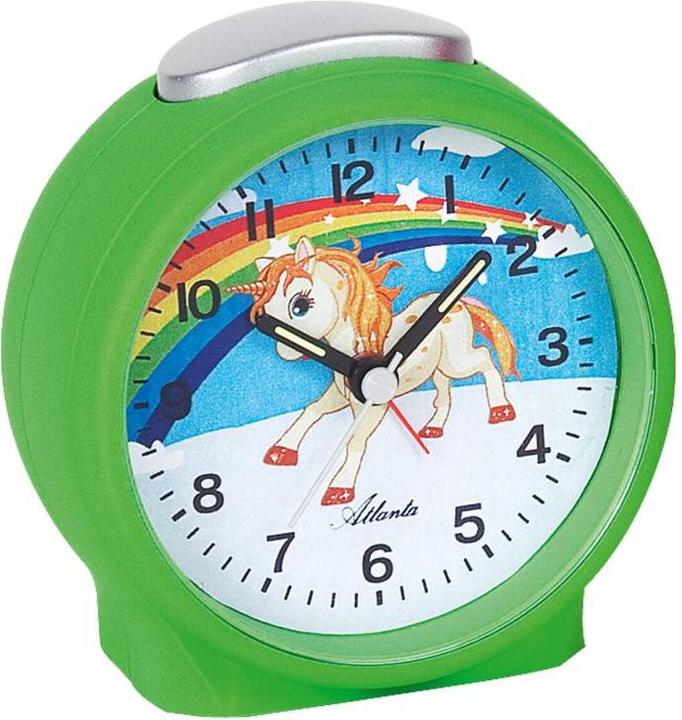 Actual product image Atlanta Children alarm clock unicorn