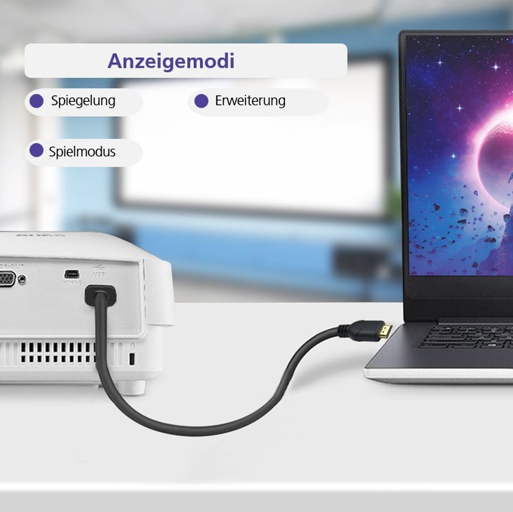 Actual product image Helos DisplayPort – DisplayPort (1 m, DisplayPort)
