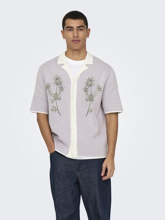 Image du produit Only & Sons ONSRUN Gestricktes Polo-Hemd Strickpullover (L)