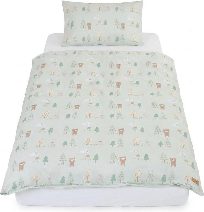Produktbild Roba Bettwäsche 2-teilig Woodland Buddies (100 x 135 cm, 40 x 60 cm)