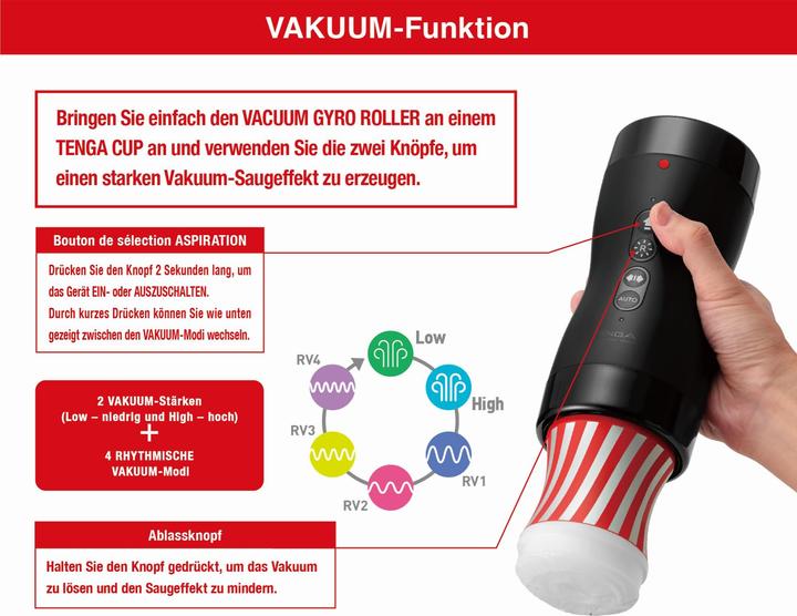 Produktbild Tenga Vacuum Gyro Roller