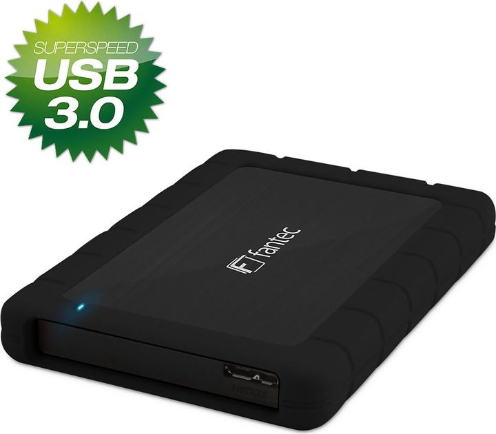 Actual product image Fantec Alupro U3 Case Black (2.5")