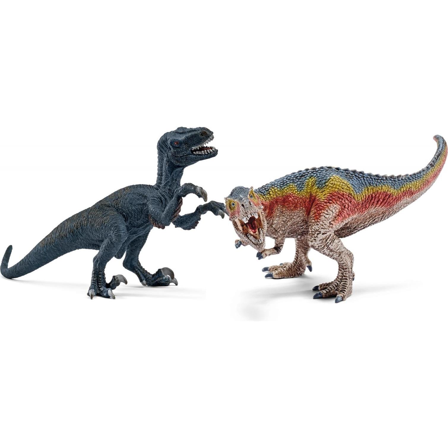 Thumbnail - Schleich T-Rex und Velociraptor klein
