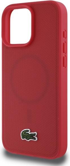 Actual product image Lacoste LCHMP16LPVCR iPhone 16 Pro 6.3" czerwony/red hardcase Iconic Petit Pique MagSafe (Apple iPhone 16 Pro)