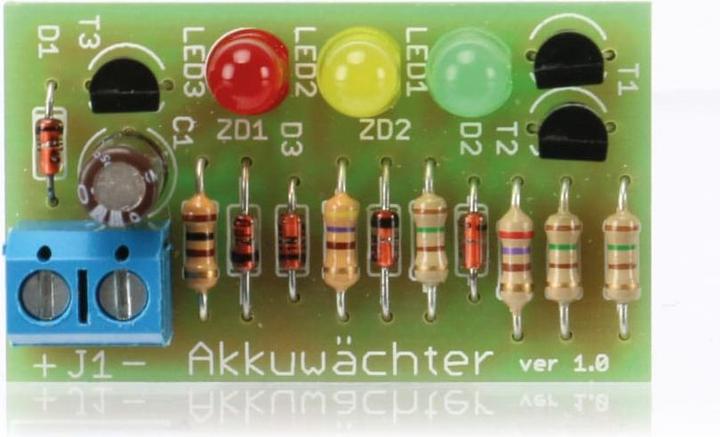 Produktbild Pollin Electronic Bausatz 3-Kanal-Akkuwächter 12 V-
