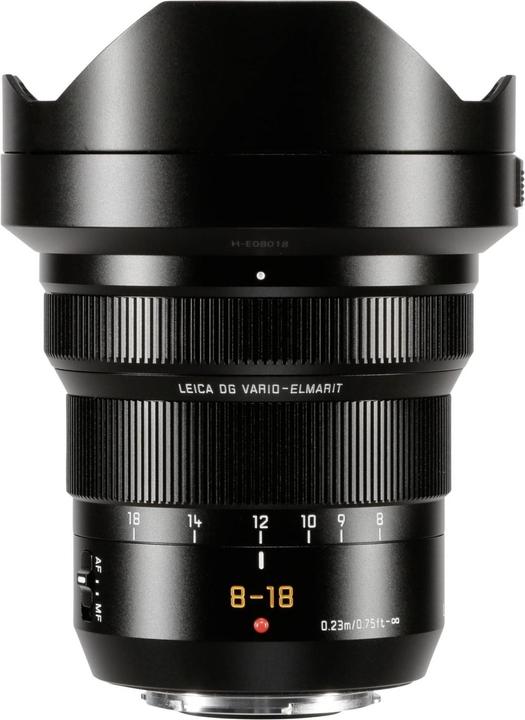 Productafbeelding Panasonic 8-18mm f/2.8-4.0 ASPH. (Micro Vier Derde, Micro Vier Derde)