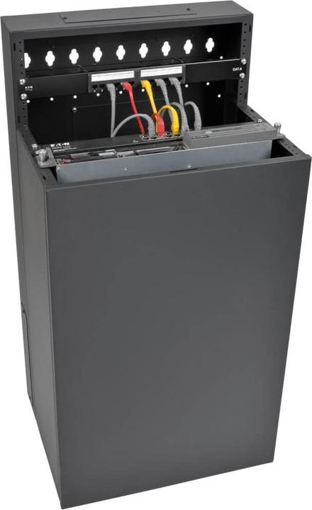 Actual product image Eaton SmartRack 12U Low-Profile Vertical-Mount Wall-Mount Small Server Rack Enclosure (12 RU, 19 inch rack)