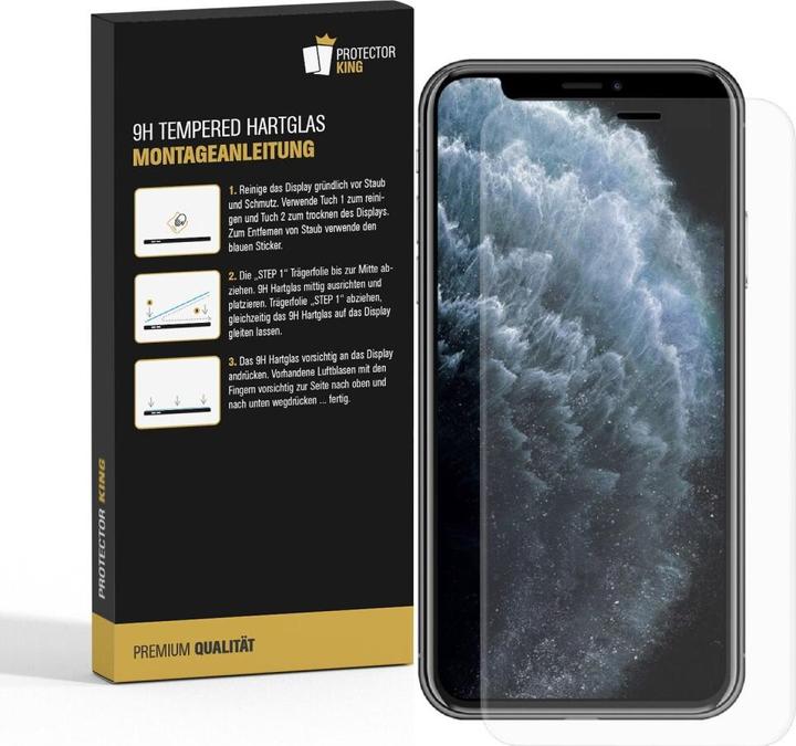 Actual product image Protectorking 6x 3D A++ real tempered 9H armoured glass CLEAR (6 Piece, Apple iPhone 11)