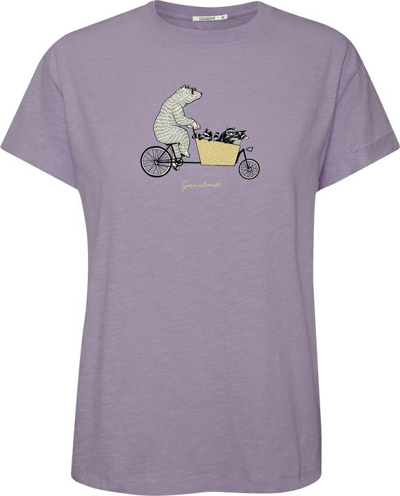 Greenbomb Women's Bike Cargo Raccoon Stop T-Shirt (S)