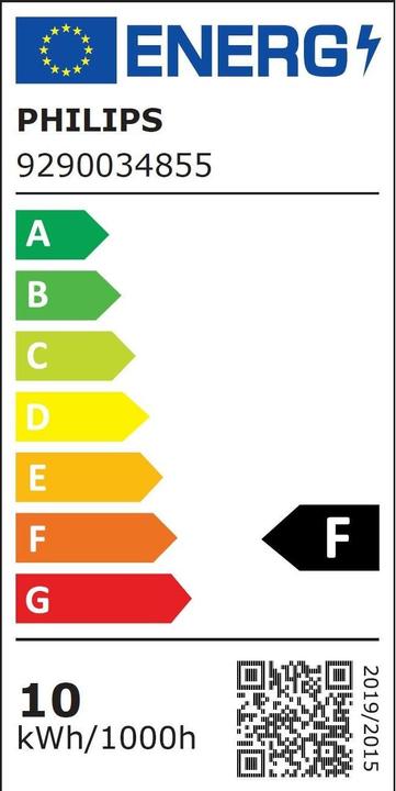 Energy Label Philips Professional LED reflector lamp (E27, 9.50 W, 760 lm, 1 x, F)