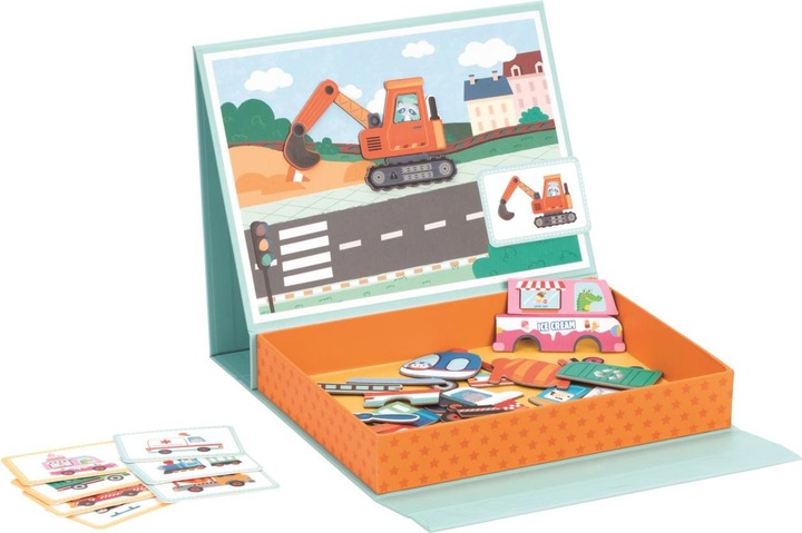 Image du produit Spielba Jeu magnétique Véhicules avec modèles