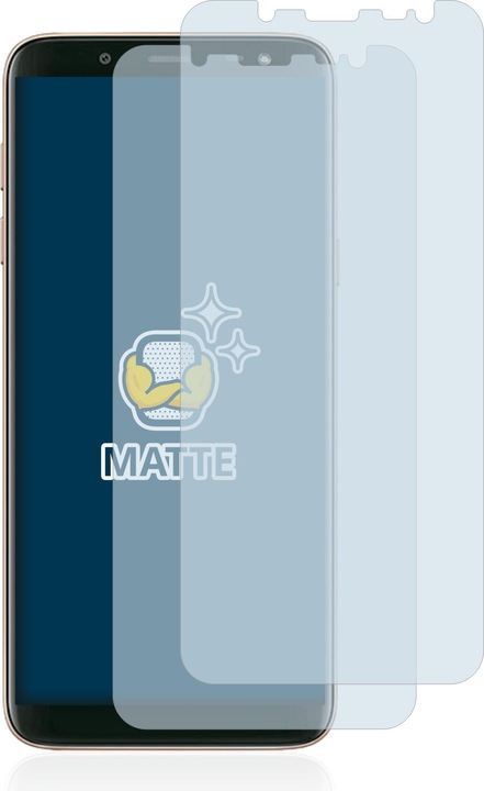 Actual product image BROTECT Anti-glare screen protector matt (2 Piece, Samsung Galaxy J6 (2018))
