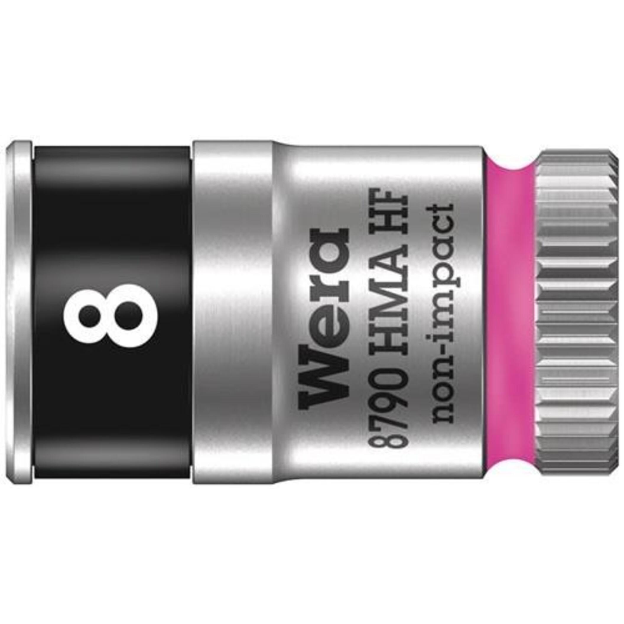 Wera, Steckschlüssel + Stecknuss, 8790 Hma Hf 8,0 (8 mm)