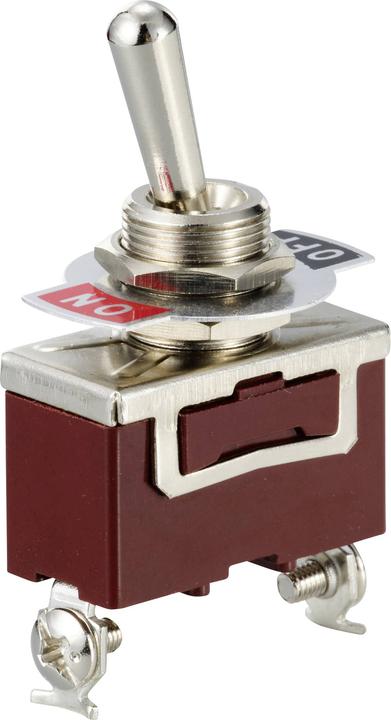 Tru Components TC-12819620 Kippschalter 250 V/AC 15 A 1 x Ein/Aus rastend 1 St