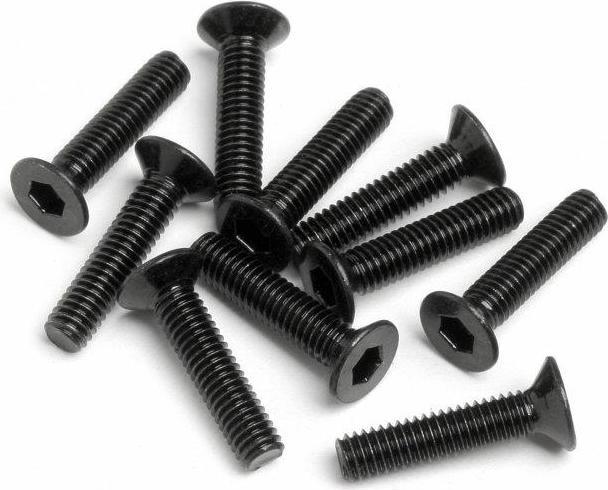 Produktbild HPI FLAT HEAD SCREW M2.5x12mm (HexSocket/10pcs) (10 Schrauben pro Stück)