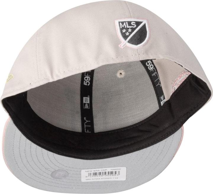 Immagine prodotto New Era 59Fifty Fitted Cap - MLS Inter Miami stone - 7 3/8 (7 3/8)
