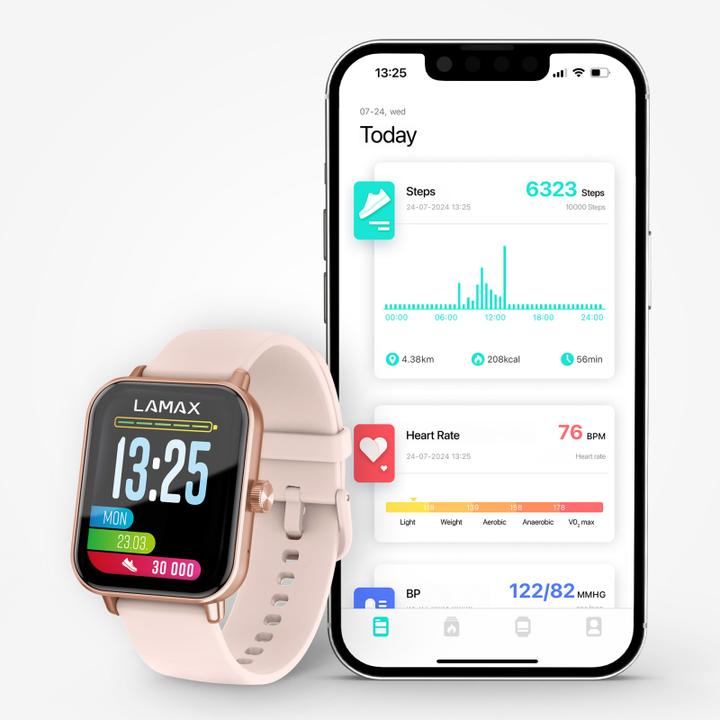 Produktbild Lamax Bcool 2 Play - Pink Children's Smart Watch With Strap
