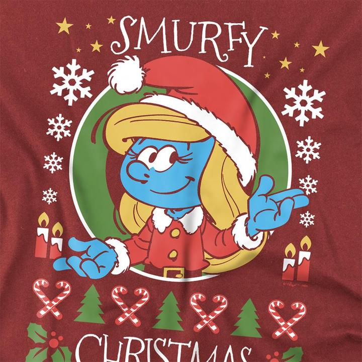 Produktbild The Smurfs TShirt weihnachtliches Design (L)
