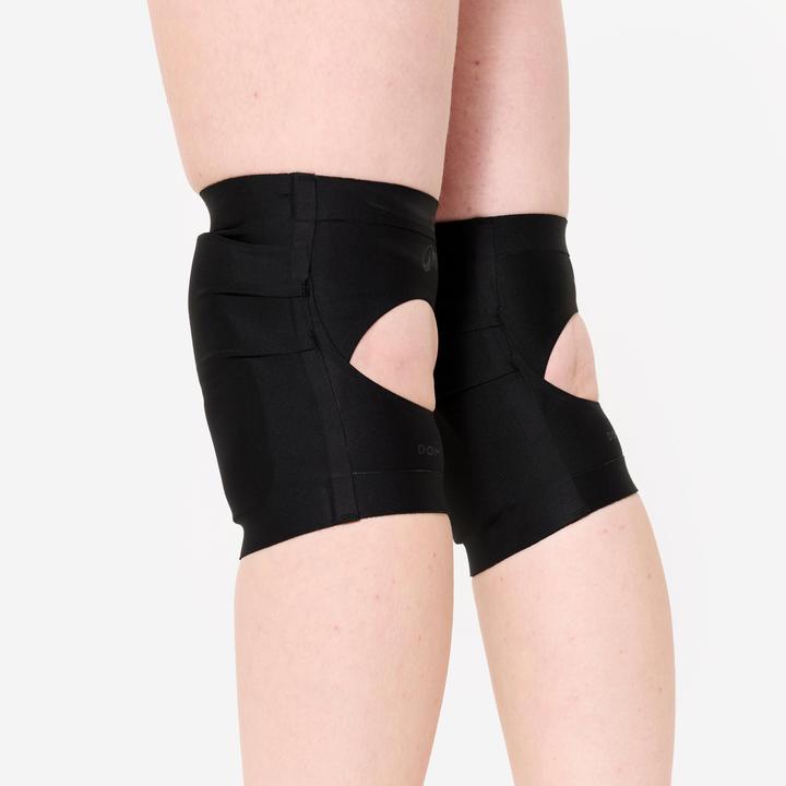 Image du produit Domyos Genouillères de danse en gel, noir (L, Genouillère, Couples)