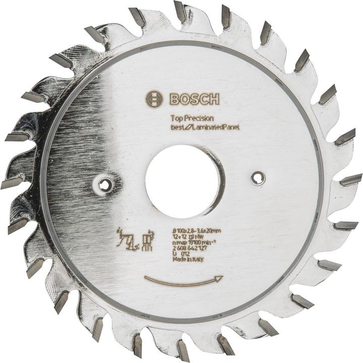 Produktbild Bosch Professional Zubehör Vorritzblatt Top Precision Best for Laminated Panel, 100 x 20 x 2,8 - 3,6 mm