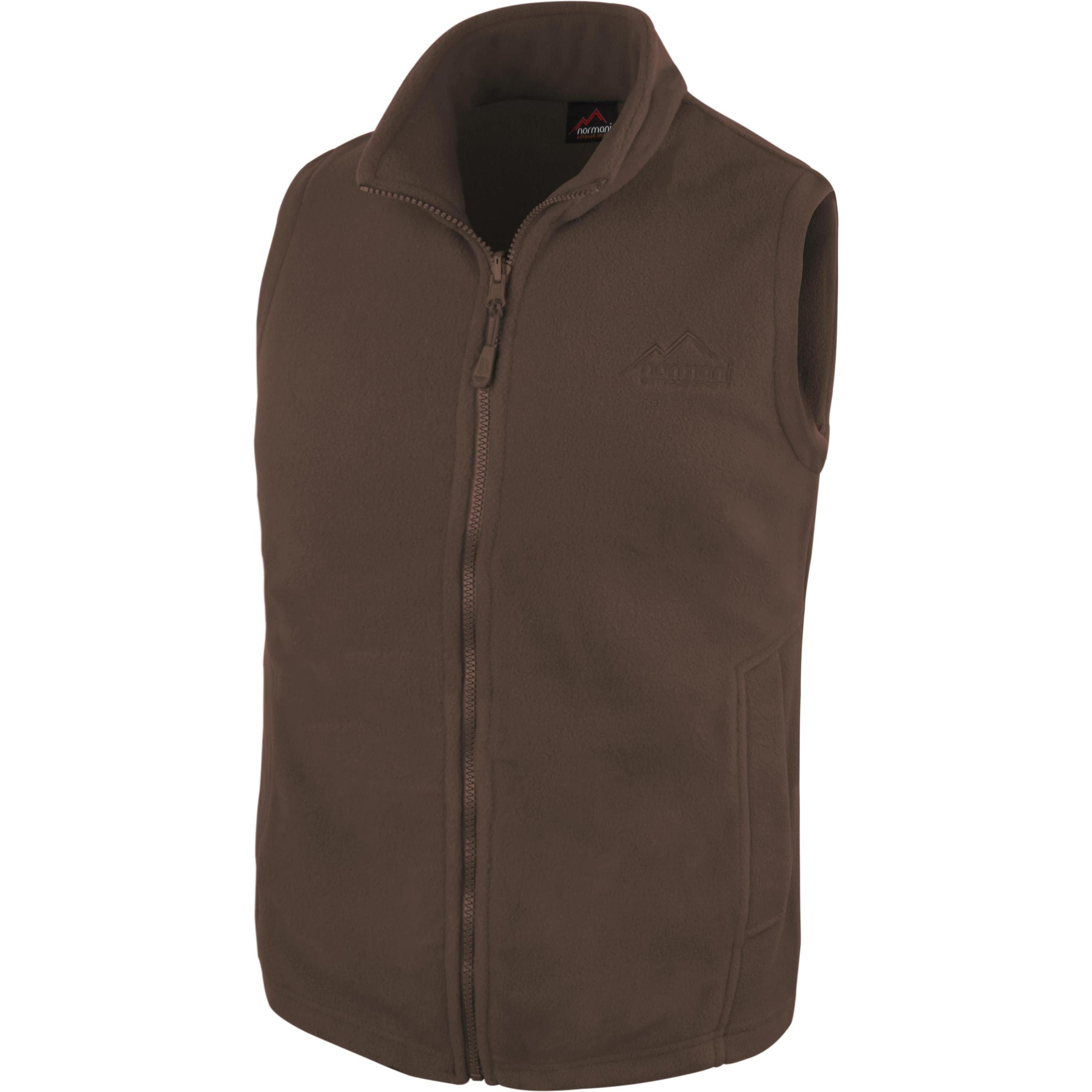 Normani, Herren, Weste, Herren Fleeceweste Jovik - 1057, Braun, (S)
