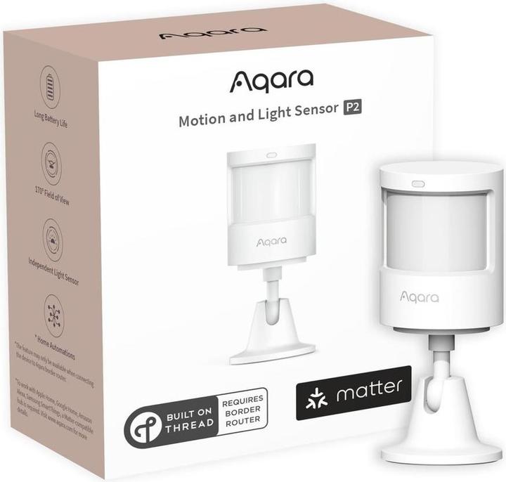 Image du produit Aqara Capteur de mouvement et de lumière P2 (Matter over Thread) (7 m)