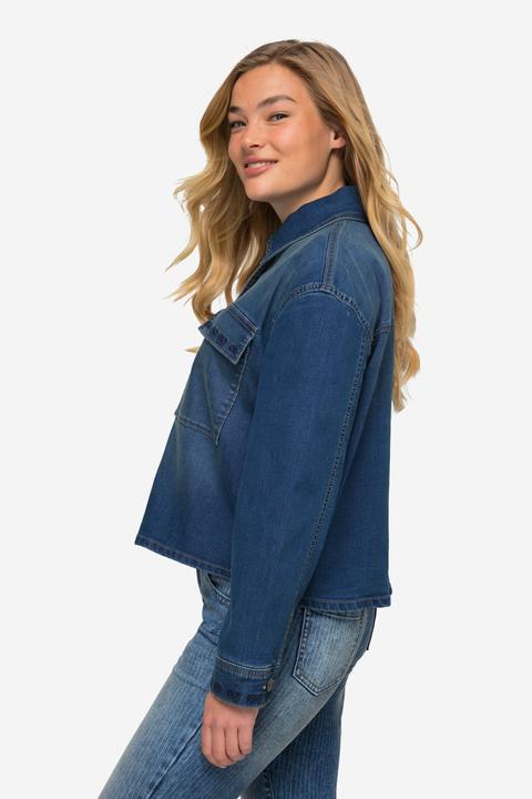 Immagine prodotto Laurasøn Jeansjacke, oversized, Stickerei (L)