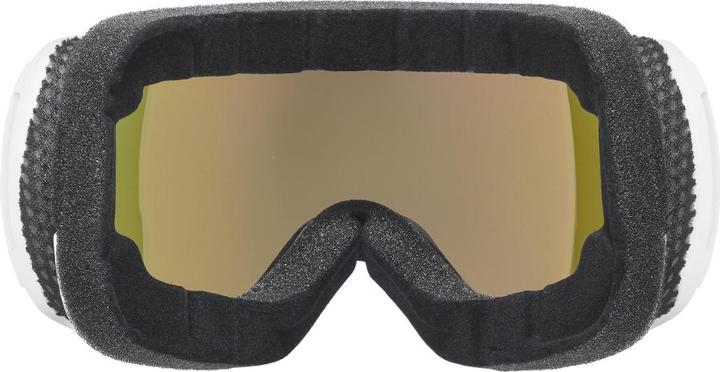 Produktbild Uvex Sports uvex Downhill 2100 CV Planet Skibrille (Farbe: 1030 white, mirror scarlet/colorvision green (S2))