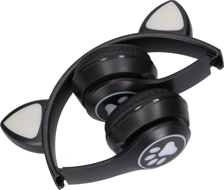 Produktbild Extralink Kids Cat Ears Wireless Headphones Black