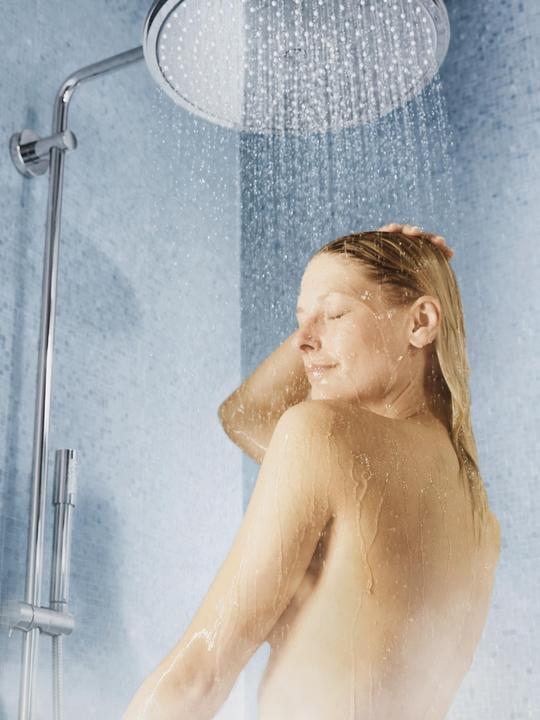 Produktbild Grohe Duschsystem RAINSHOWER SYSTEM 400 mit Thermostatbatterie chrom