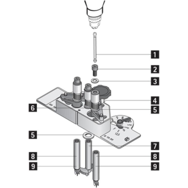 Thumbnail - Hettich, Möbelausstattung, Bohrer ø 18mm für Tablarver- binder Tool (1 Stk.)
