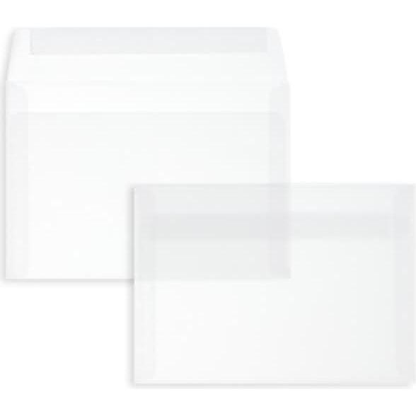 Thumbnail - Blanke, Briefumschlag, Briefumschläge Offset transparent C6 100g/qm HK VE=100 Stück weiss (C6, 100 x)