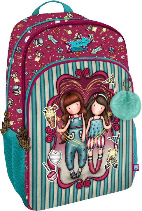 Produktbild Gorjuss Schulrucksack Fireworks Granatrot (29 x 45 x 17 cm)