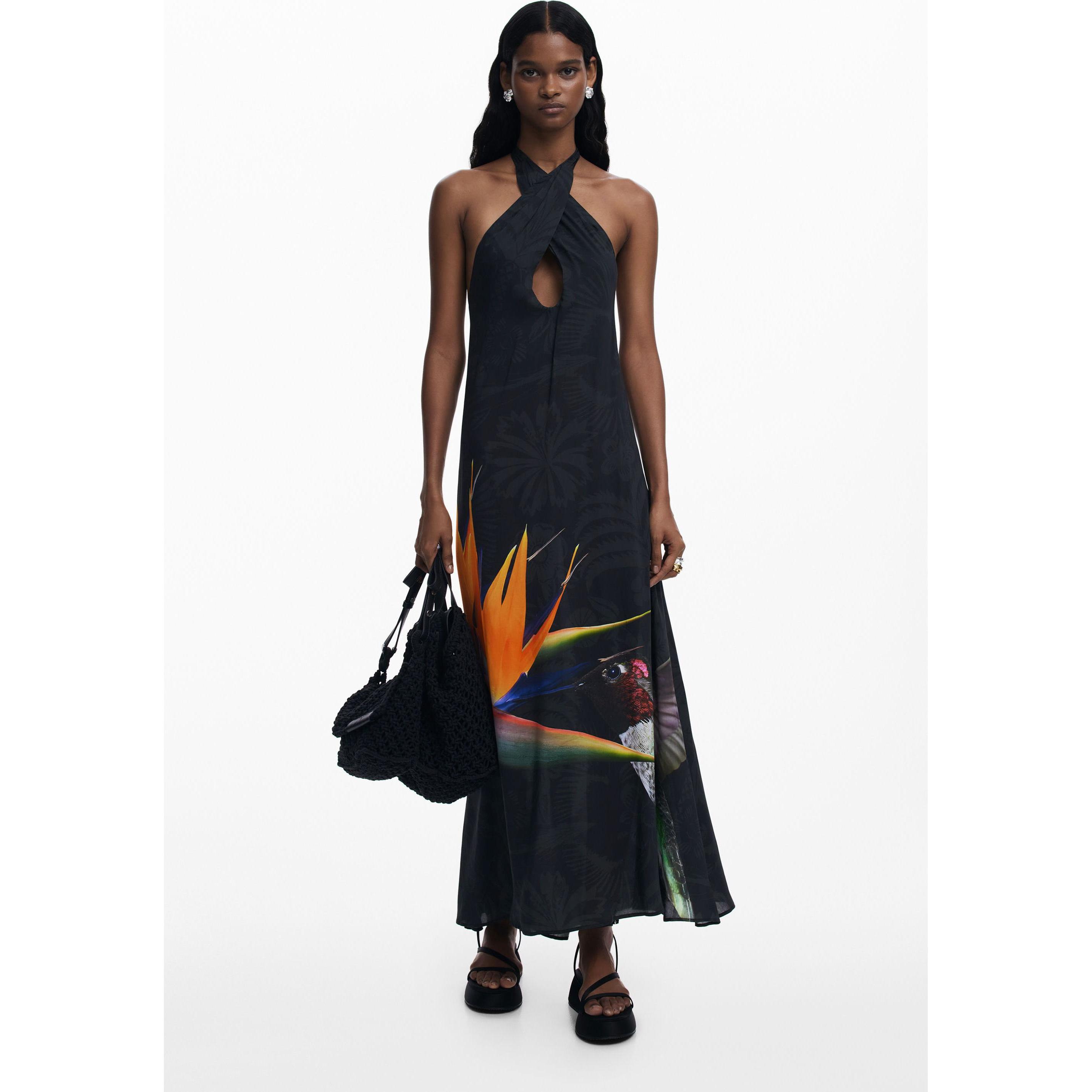 Thumbnail - Desigual, Damen, Badeanzug, Colibrî, Schwarz, (XL)