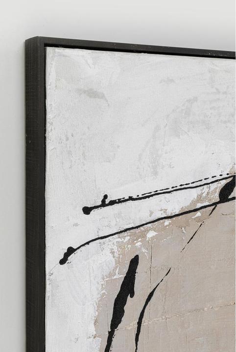 Produktbild Kare Design Gerahmtes Bild Dust Grau 100x100cm (100 x 100 cm)