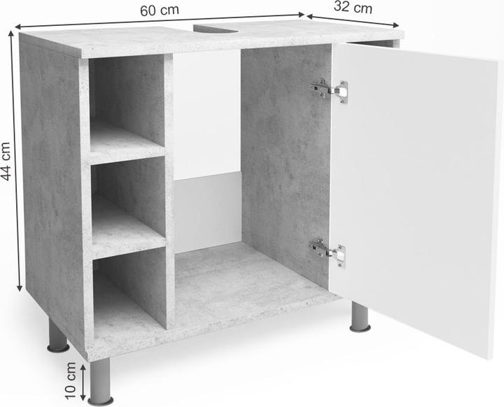 Actual product image Vicco Fynn (60 x 32 x 54 cm)