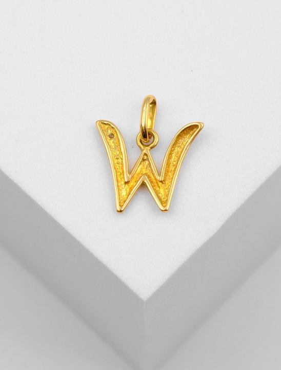 Produktbild Muau Buchstabe (750, 18K Gelbgold, Weissgold)