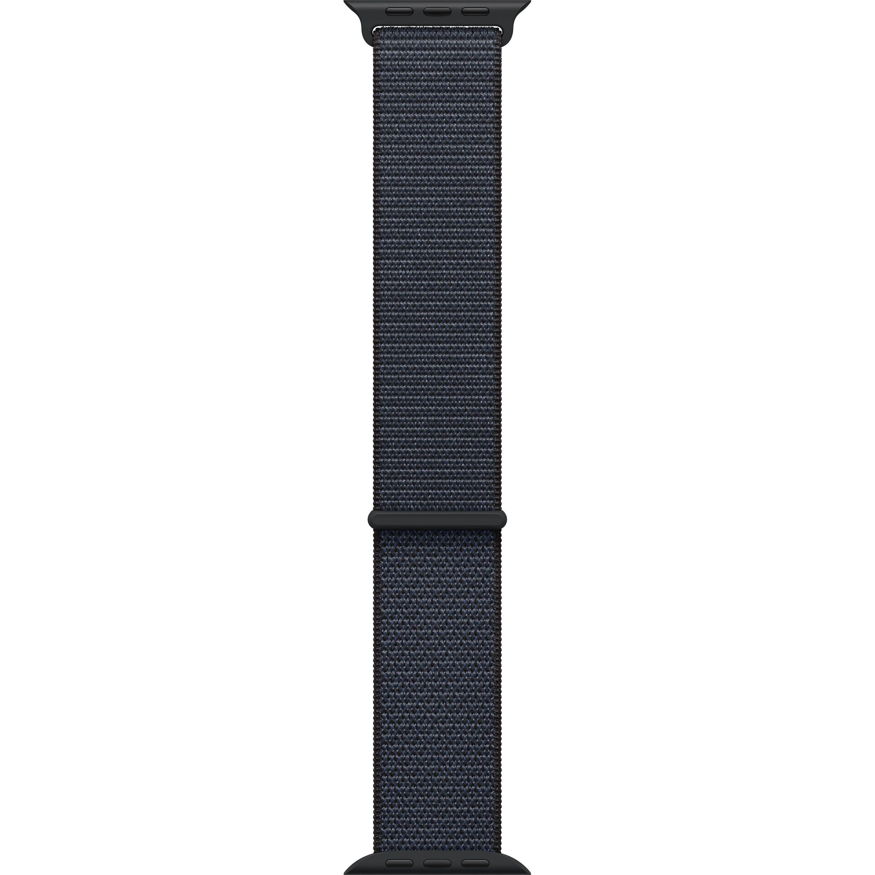 Apple Sport Loop (42 mm, Kunststoff, Apple Watch Series 10, Apple Watch SE 2024), Uhrenarmband, Schwarz