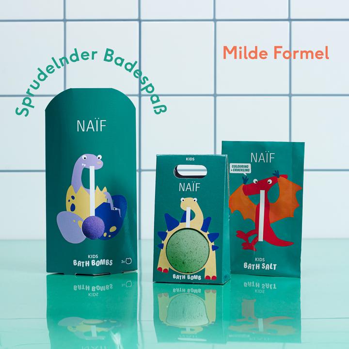 Actual product image Naïf Badebombe (Bath bombs, 100 g)