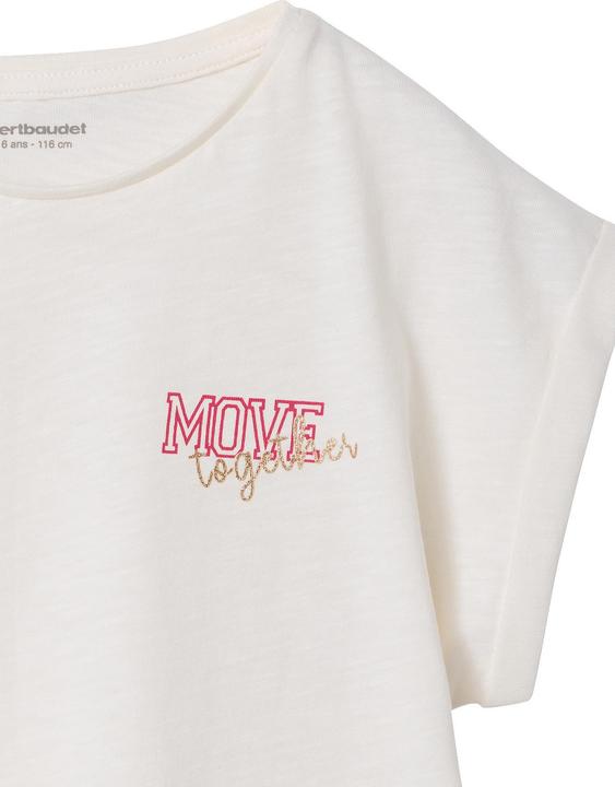 Produktbild Vertbaudet T-Shirt Mädchen Rundhals BASIC mit Recyclingmaterial (128)
