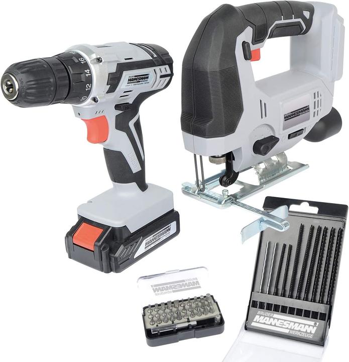 Actual product image Mannesmann Battery combination tool set