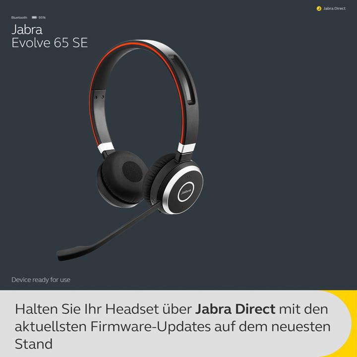 Produktbild Jabra Evolve 65 SE MS (Kabellos, USB-A)