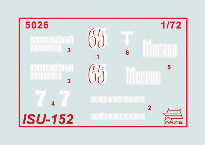 Actual product image Tamiya 1:72 Self Propelled Gun ISU-152