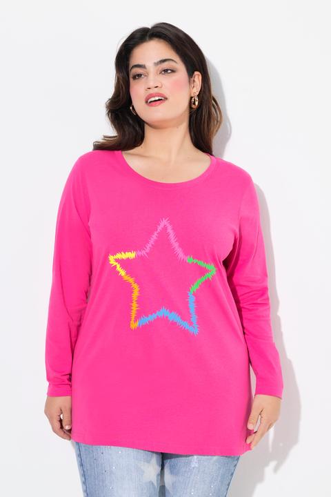 Image du produit Angel of Style Langarmshirt, Neon-Stern (46)