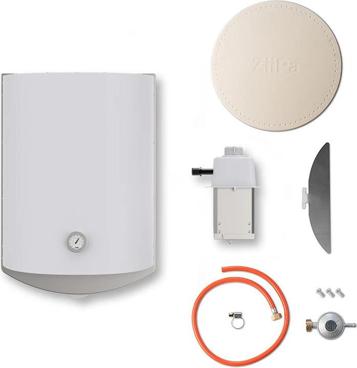 Actual product image Ziipa Pizzaofen Piana Gas Craie