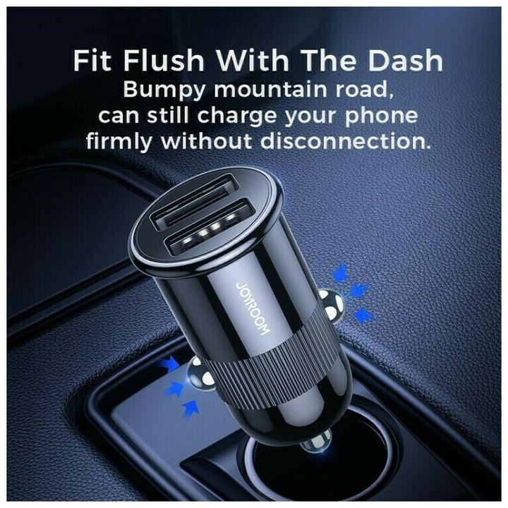 Produktbild Ugreen car charger ED018, 2x USB, 24W (black)