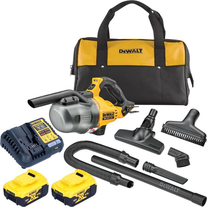 Actual product image DeWalt DCV 501 LP2 Akku Stabsauger 18 V 0,7 l Staubklasse L + 2x Akku 5,0 Ah + Ladegerät