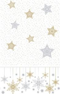 Image du produit Duni Nappe de Noël Dunicel blanc