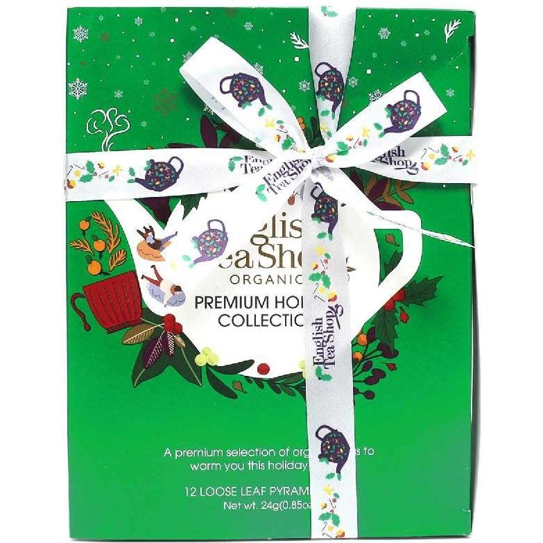 Thumbnail - English Tea Shop Gift collection Christmas green BIO 12 pyramids, Tee Zubehör, Grün