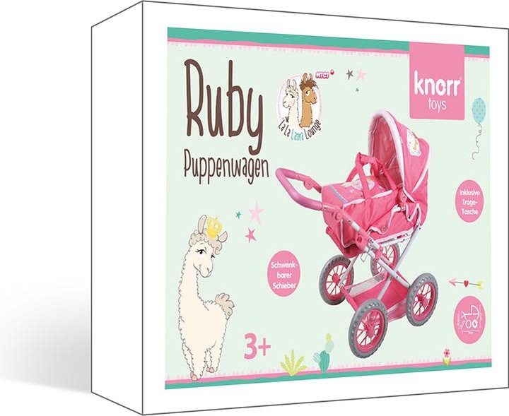 Image du produit Knorrtoys NICI La-La-Lama Lounge - Poussette de poupée Ruby